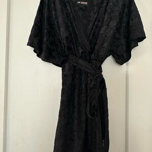 H&M Black Wrap Dress